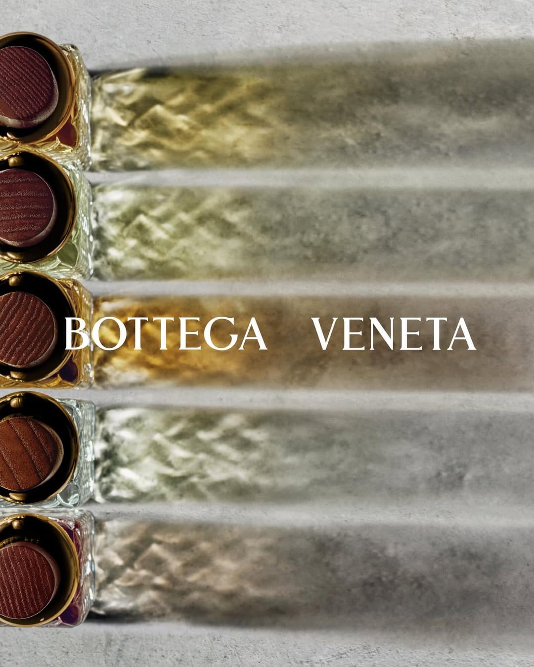 Bottega Veneta Alta Collection product photo: amber, walnut wood and clear cut glass, glass and stone, dramatic light, image 2 of 9