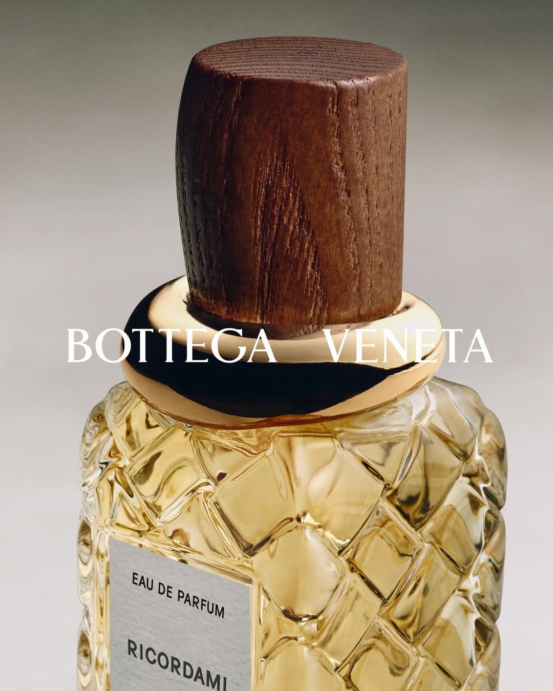 Bottega Veneta Alta Collection product photo: amber, walnut wood and clear cut glass, glass and stone, dramatic light, image 5 of 9