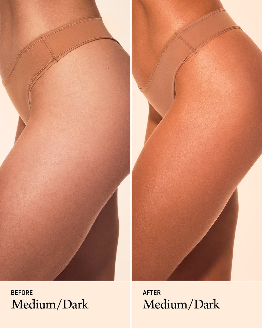 CYKLAR bodycare product photo: bronze brown, caramel tan and cream, plastic and skin, studio light, image 4 of 5