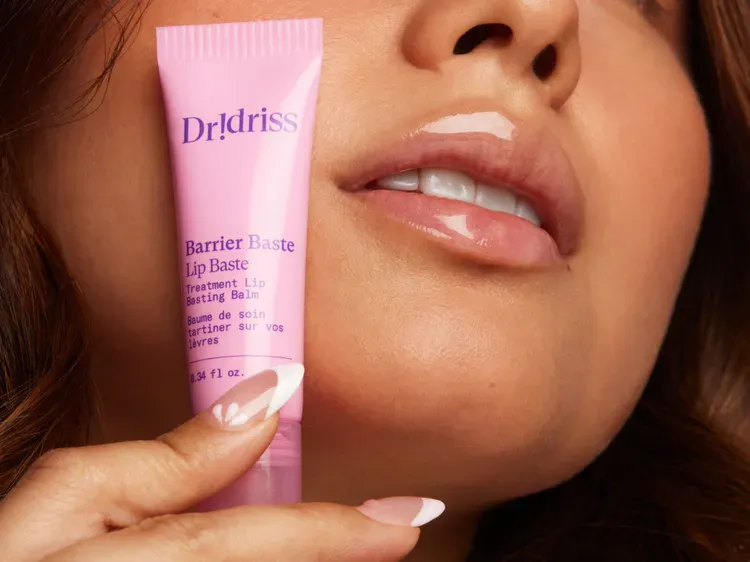 Dr. Idriss skincare product photo: bubblegum pink, skin, soft light, image 1 of 5