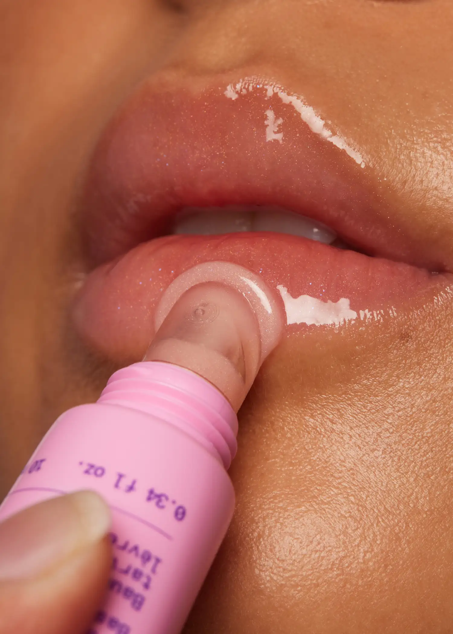 Dr. Idriss skincare product photo: bubblegum pink, skin, soft light, image 3 of 5