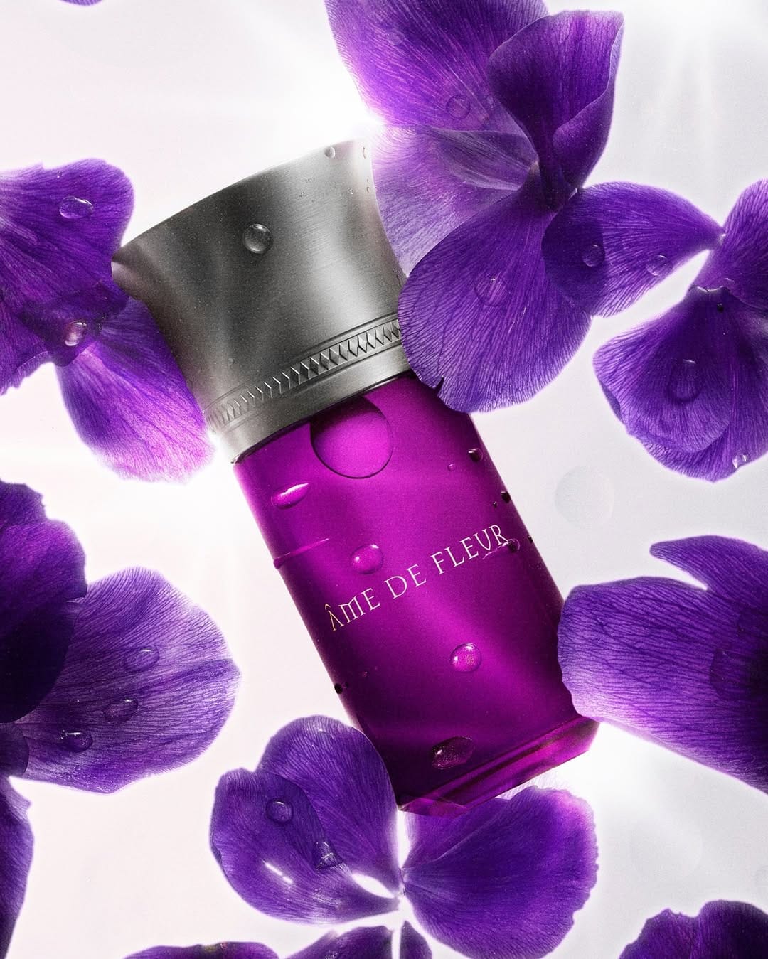 Les Liquides Imaginaires product photo: violet and gunmetal grey, glass, soft light, image 2 of 3