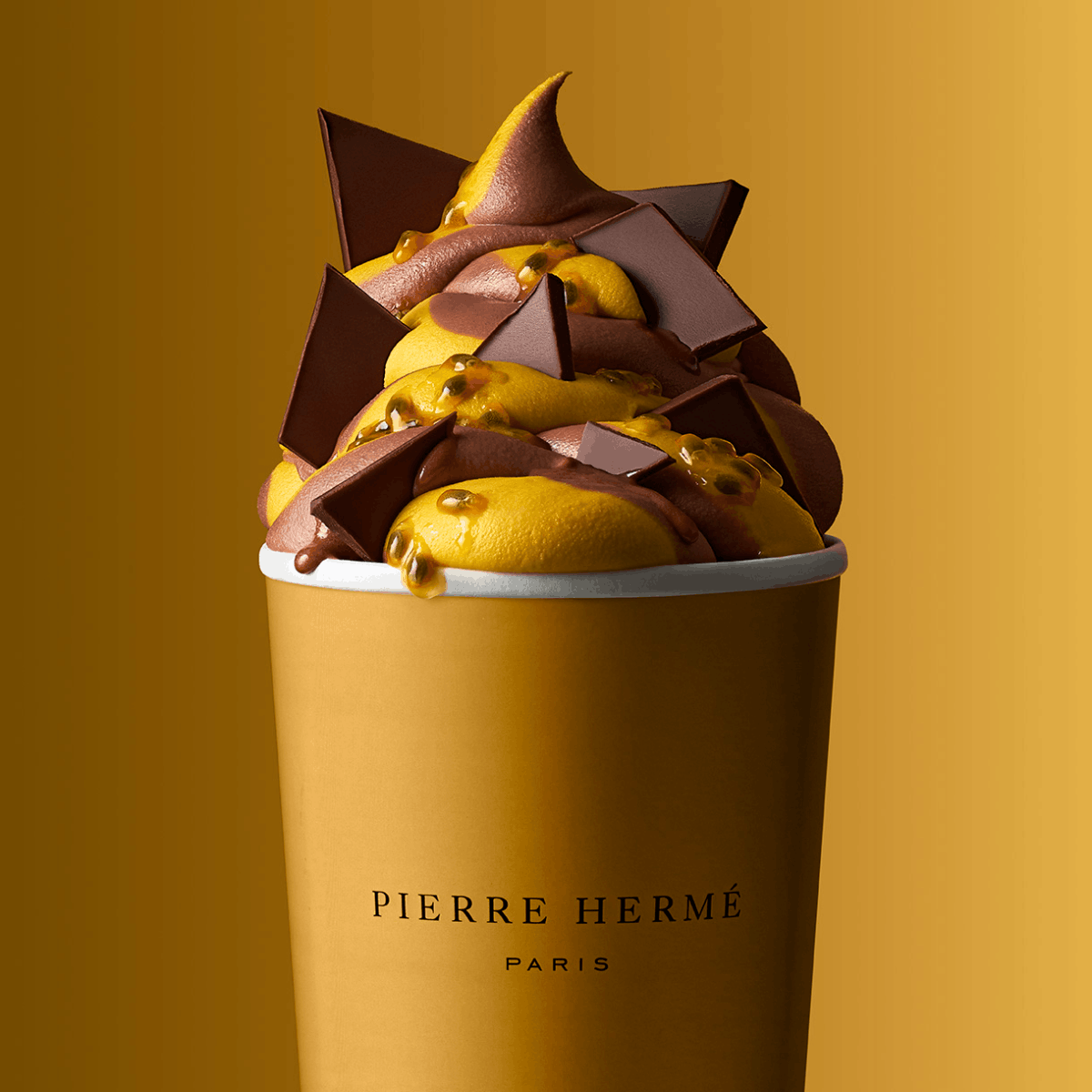 Pierre Hermé macarons product photo: sage green, sky blue, mustard and raspberry pink, paper, soft light, image 3 of 6