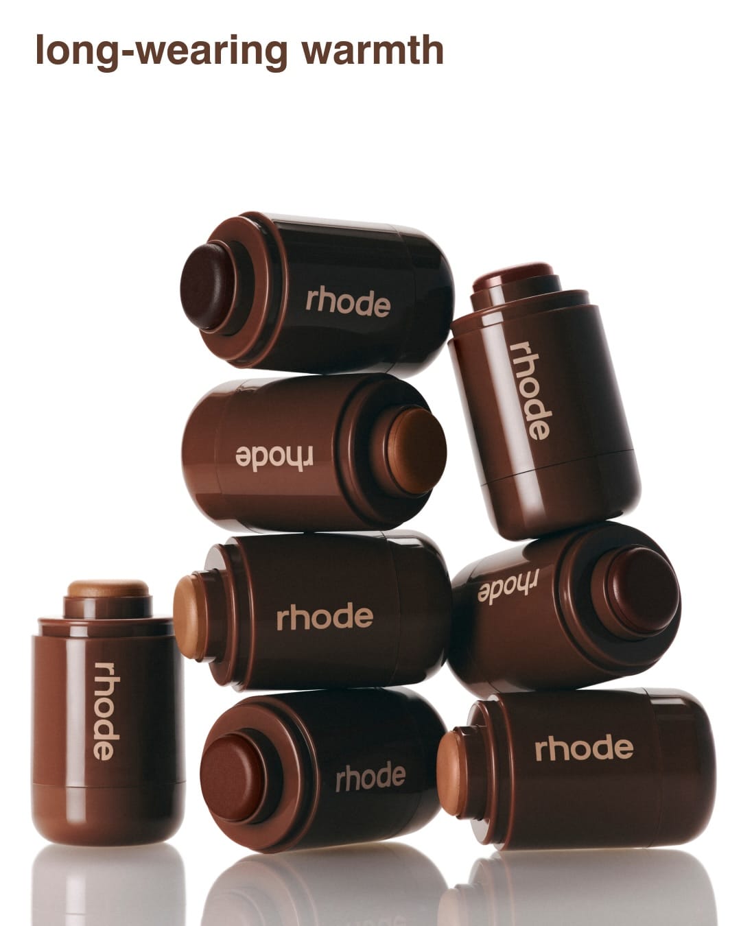 Rhode Skin product photo: espresso brown, bronze and tan, plastic, soft light, image 1 of 4